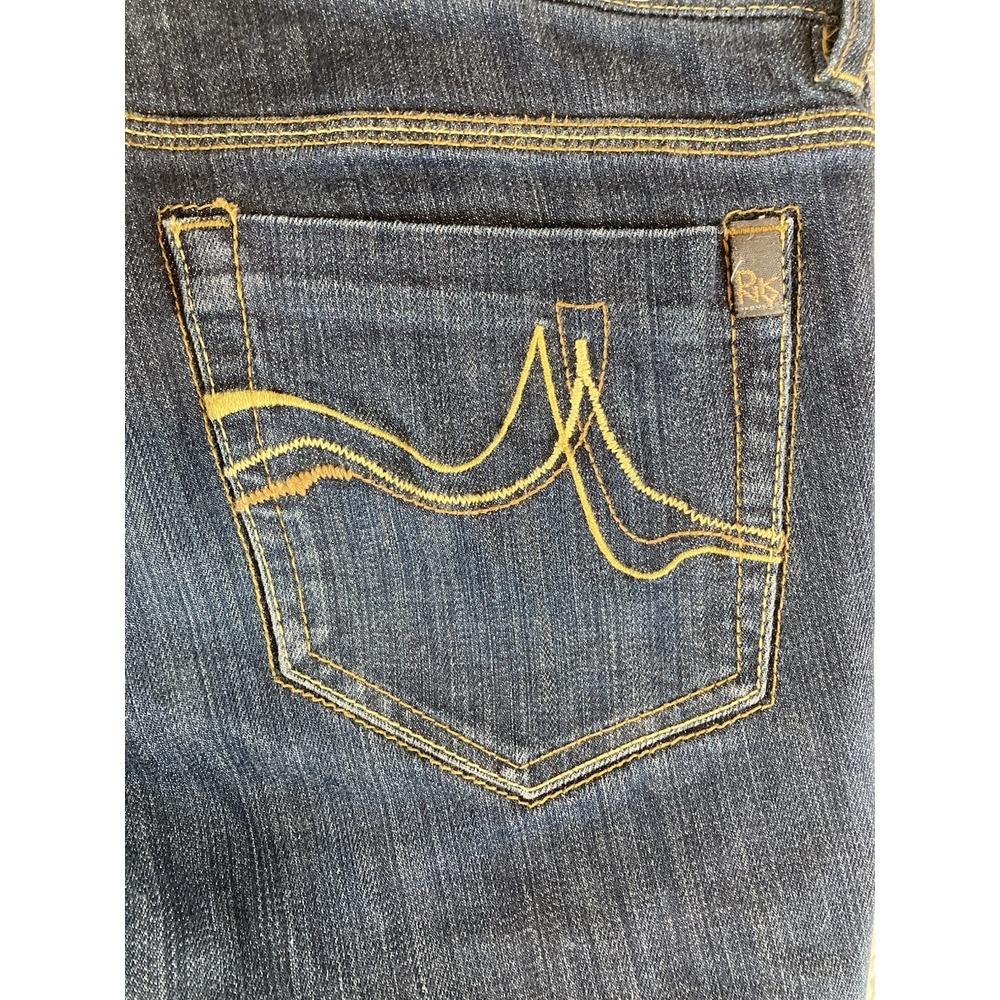 DNKY Jeans‎ Womens Size 5 Low Rise Straight Stretch Denim Blue - Picture 7 of 14